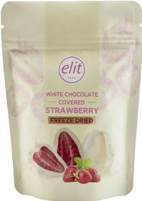 ELIT White Chocolate Covered Strawberry - Freeze Dried 80g