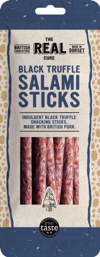 THE REAL CURE Black Truffle Salami Sticks 70g
