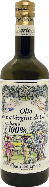 BARTOLINI 100% Italian Extra Virgin Olive Oil in Decorative Bottle 750ml