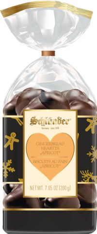 SCHLUNDER Chocolate Covered Gingerbread Hearts with Apricot 200g