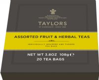 TAYLORS OF HARROGATE Assorted Fruit & Herbal Teas - 20 Teabags 37g