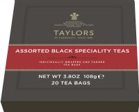 TAYLORS OF HARROGATE Assorted Black Speciality Teas - 20 Teabags 50g