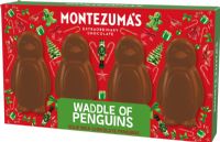 MONTEZUMA'S Waddle of Penguins - Solid Milk Chocolate Figures 60g