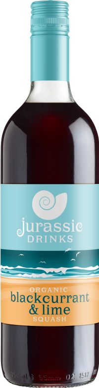 JURASSIC DRINKS Organic Blackcurrant & Lime Squash 740ml