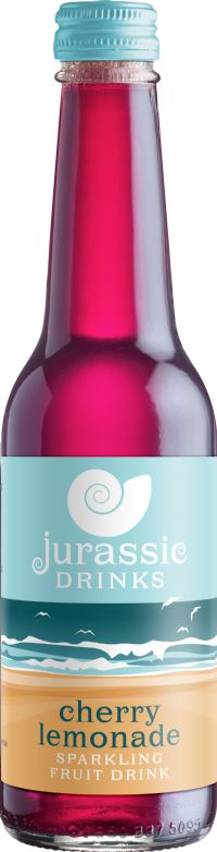 JURASSIC DRINKS Cherry Lemonade Sparkling Fruit Drink 275ml