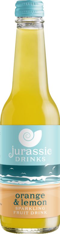 JURASSIC DRINKS Orange & Lemon Sparkling Fruit Drink 275ml