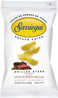 SARRIEGUI Potato Chips - Grilled Steak 125g
