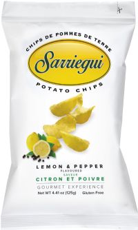 SARRIEGUI Potato Chips - Lemon & Pepper 125g