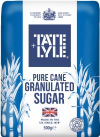 TATE & LYLE Pure Cane Granulated Sugar 500g
