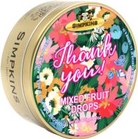 SIMPKINS Mixed Fruit Drops - Thank You Tin 175g