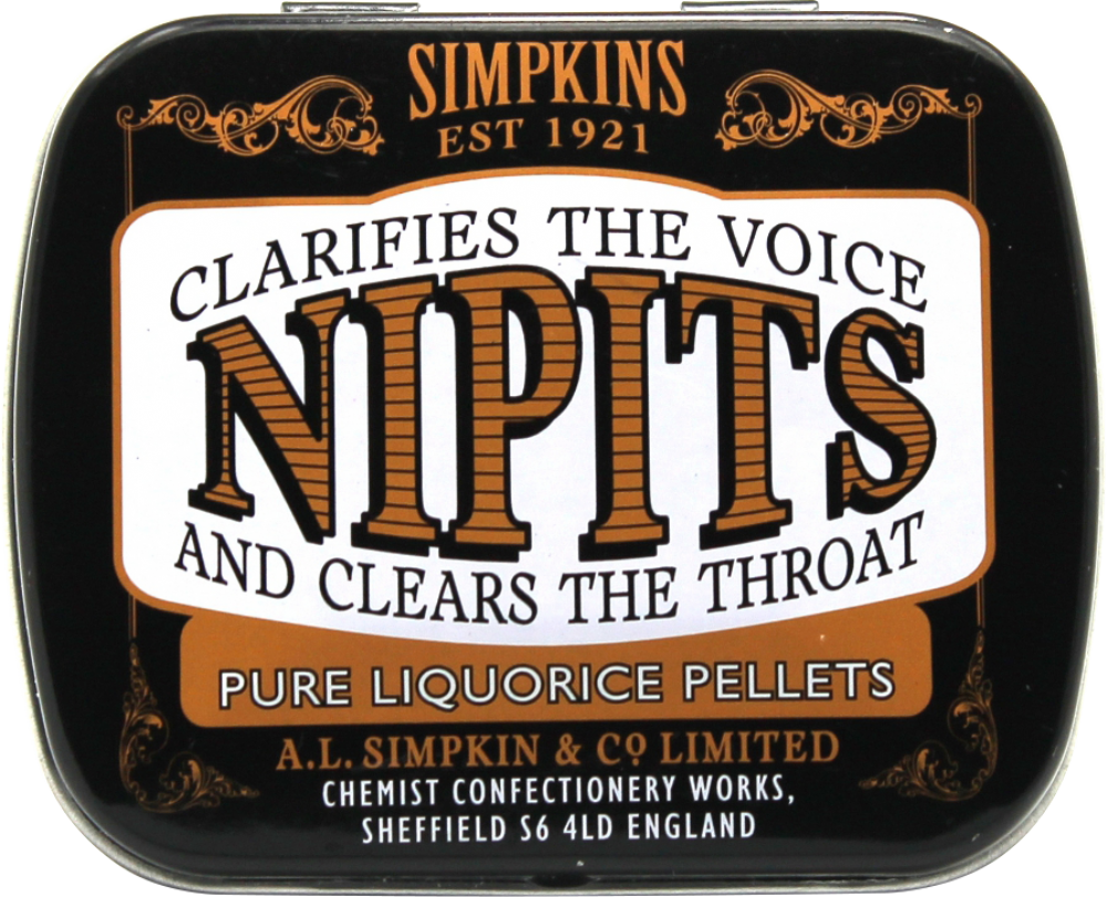Simpkins Nipits - Pure Liquorice Pellets 12g