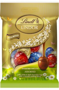 LINDT Lindor Mini Assorted Chocolate Eggs - Bag 80g