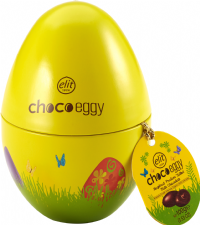 ELIT Chocoeggy Milk Chocolate Praline Eggs - Yellow Egg Tin 100g