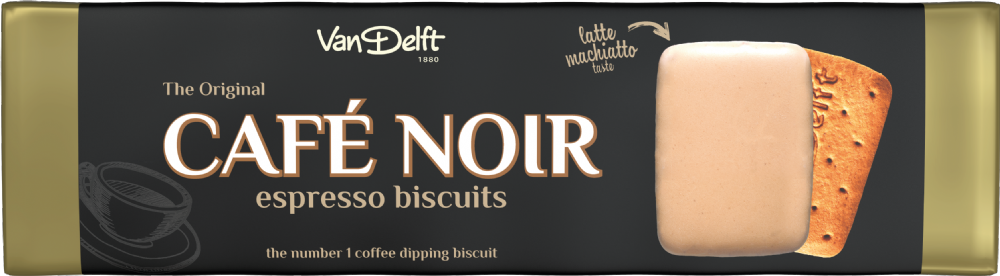 Van Delft Café Noir Latte Macchiato Biscuits 200g