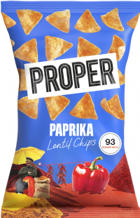 PROPER Chips - Paprika Lentil Chips 85g