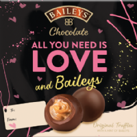 BAILEYS 'All You Need Is Love' Gift Box - Original Truffles 100g