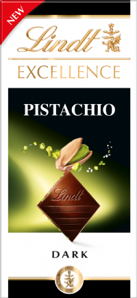 LINDT Excellence Dark Pistachio Bar 100g