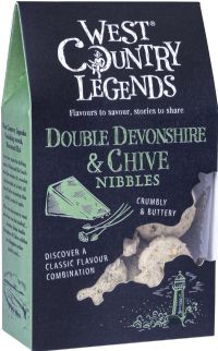 WEST COUNTRY LEGENDS Double Devonshire & Chive Nibbles 85g
