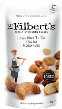 MR FILBERT'S Italian Black Truffle & Sea Salt Mixed Nuts 100g