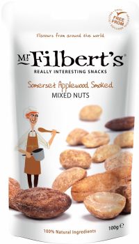 MR FILBERT'S Somerset Applewood Smoked Mixed Nuts 100g