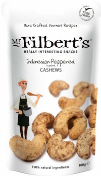 MR FILBERT'S Indonesian Peppered Cashews 100g