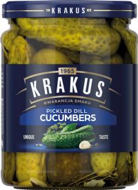 KRAKUS Pickled Dill Cucumbers 490g