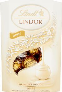 LINDT Lindor White Cornet 200g