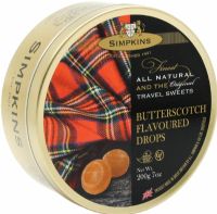 SIMPKINS Travel Sweets - Butterscotch Flavoured 200g