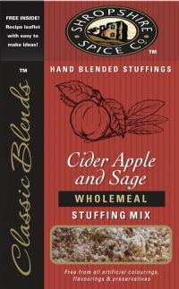 SHROPSHIRE SPICE CO. Cider Apple & Sage Wholemeal Stuffing Mix 150g