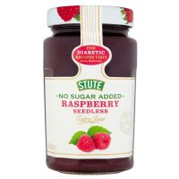 STUTE Raspberry Seedless Extra Jam - No Sugar Added 430g